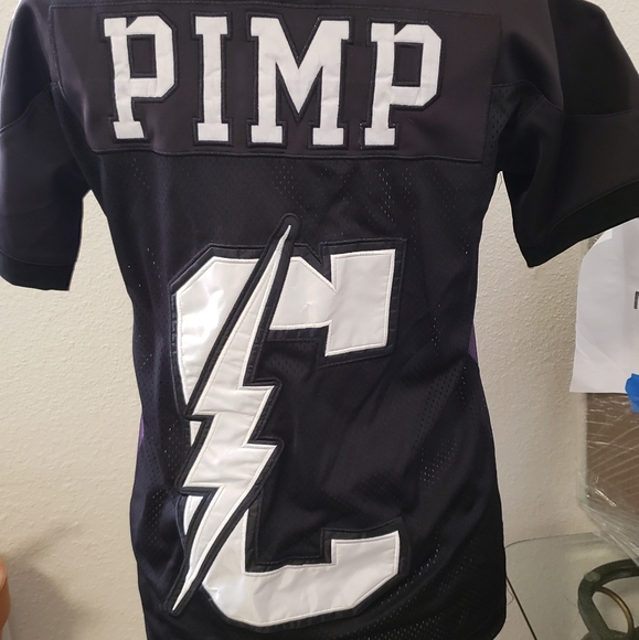 Men's / Unisex football Jersey, small, PimpC, purple and black - Picture 6 of 7